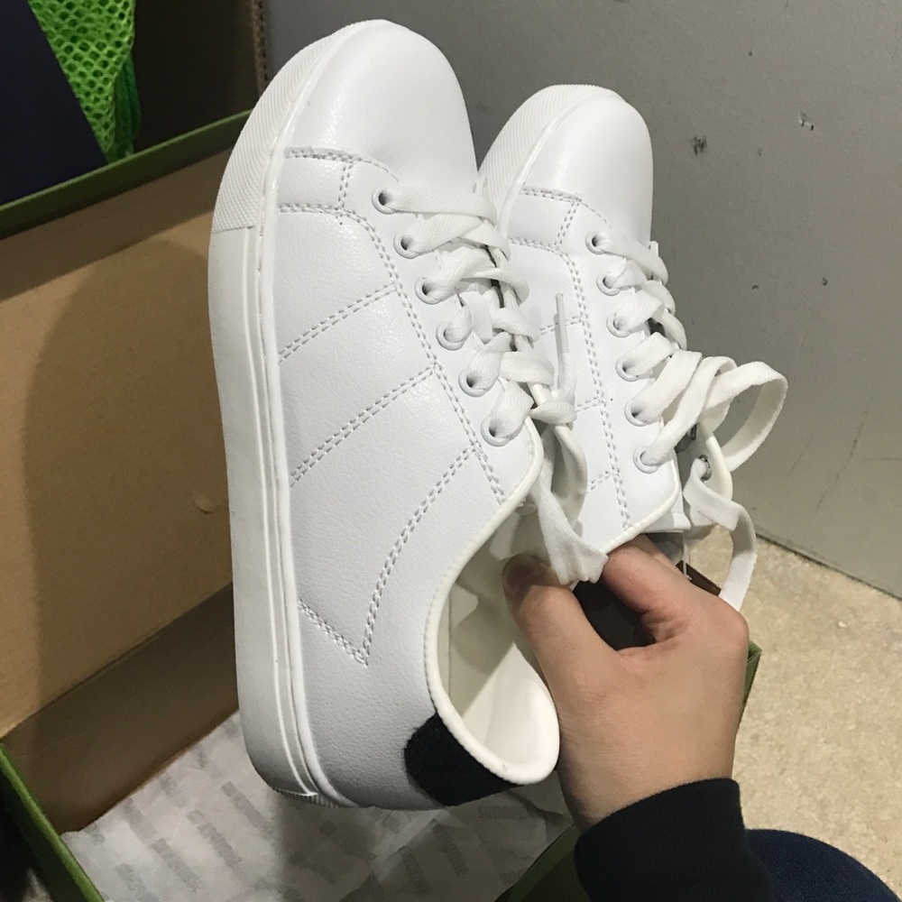 white shoes