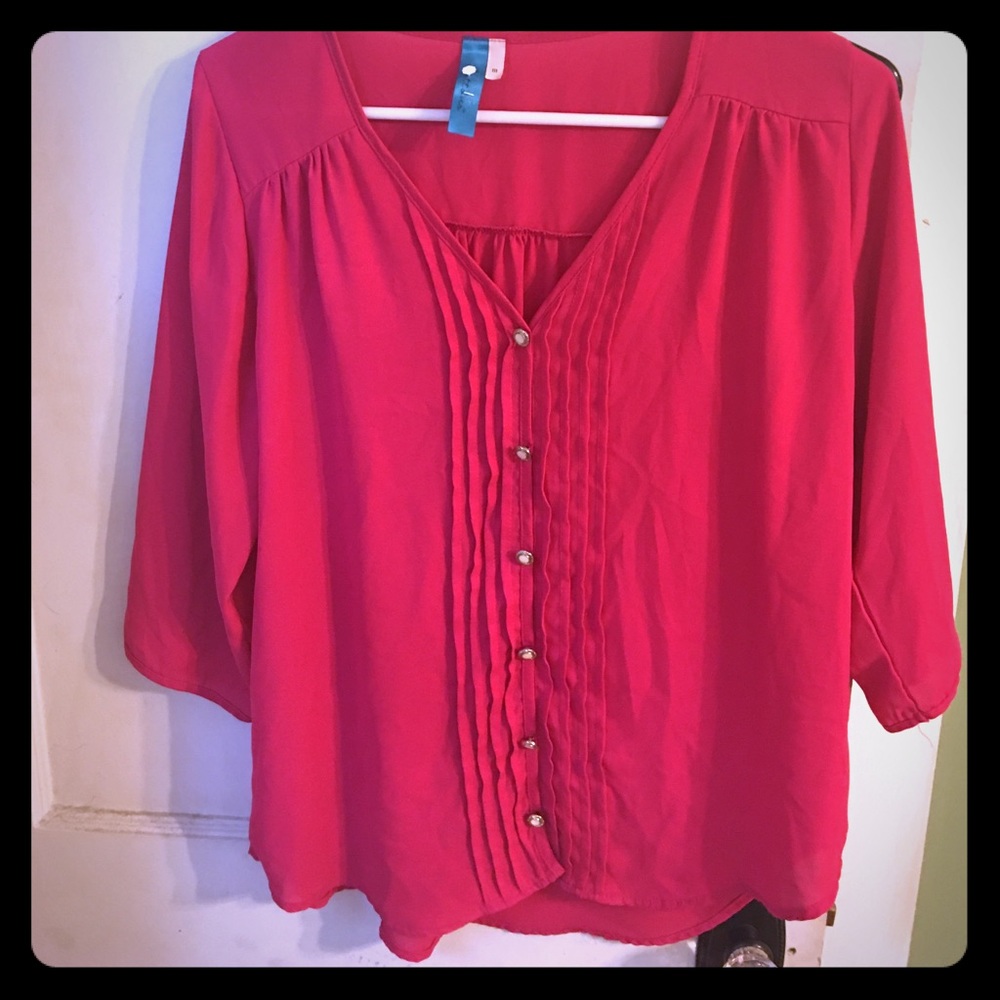 Pink blouse from Dillard's