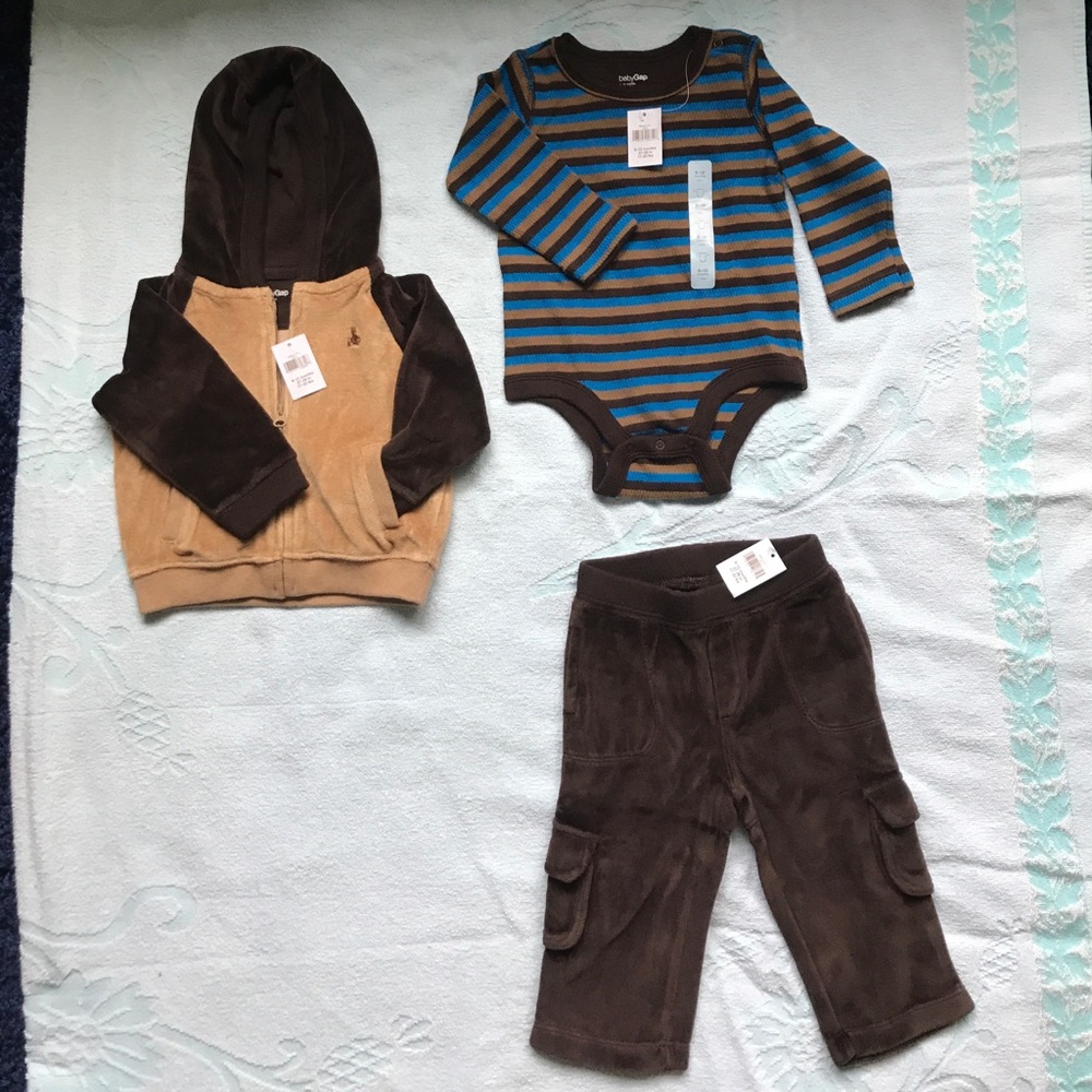 Three piece set for baby boy