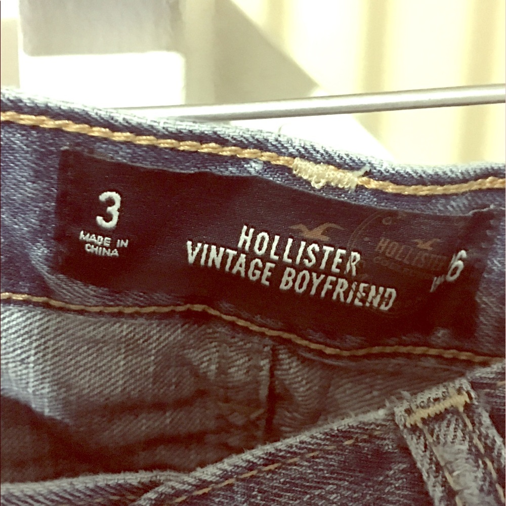 Hollister Boyfriend Distressed Jeans