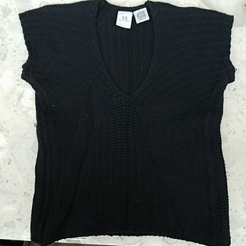 Armani exchange crop top sweater