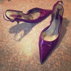 Fun purple sling backs!