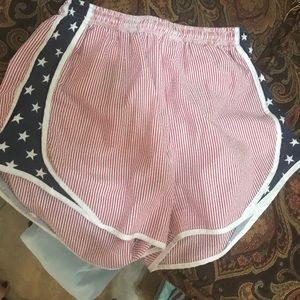 Lauren James American flag shorts large