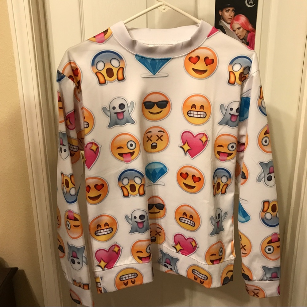 Emoji Long Sleeve Shirt😂😎💎