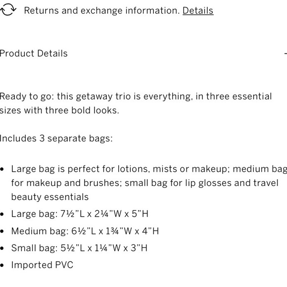 Victoria Secret Hot Pink Floral Beauty Bag Trio - Picture 3 of 3