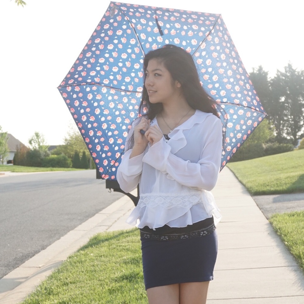 White, Ruffled Sunny Leigh Shirt