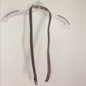 WetSeal Flower Skinny Belt