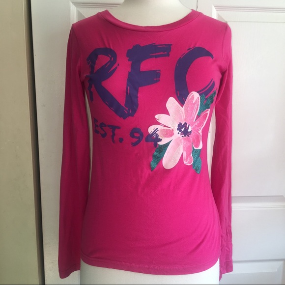 Rainforest Cafe L flower long sleeved top - Picture 1 of 3