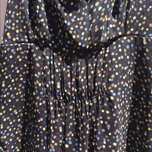 Little Black Ruffle Mini Party Dress - Picture 2 of 6