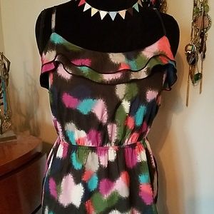 Roxy ruffle firework dress