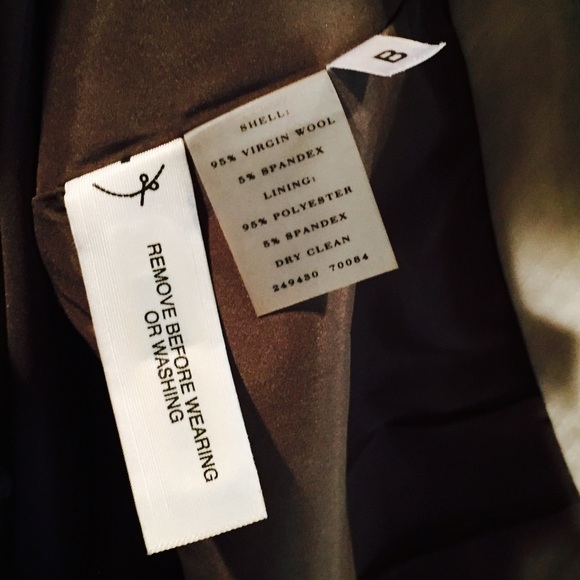 NWT Virgin Wool Pleated Pants - Picture 4 of 6