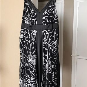 Women's dress-black & silver