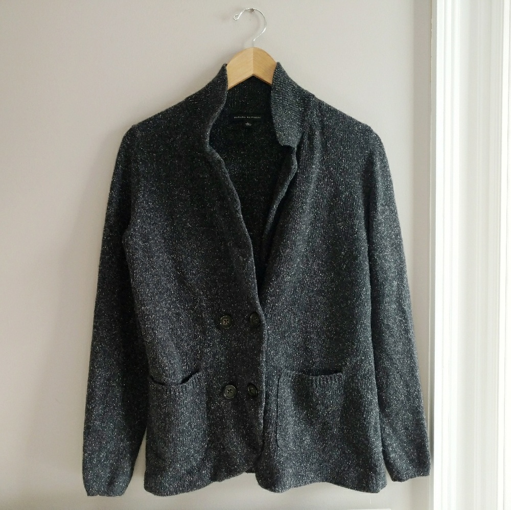 Banana Republic Wool/Silk Blend Cardigan