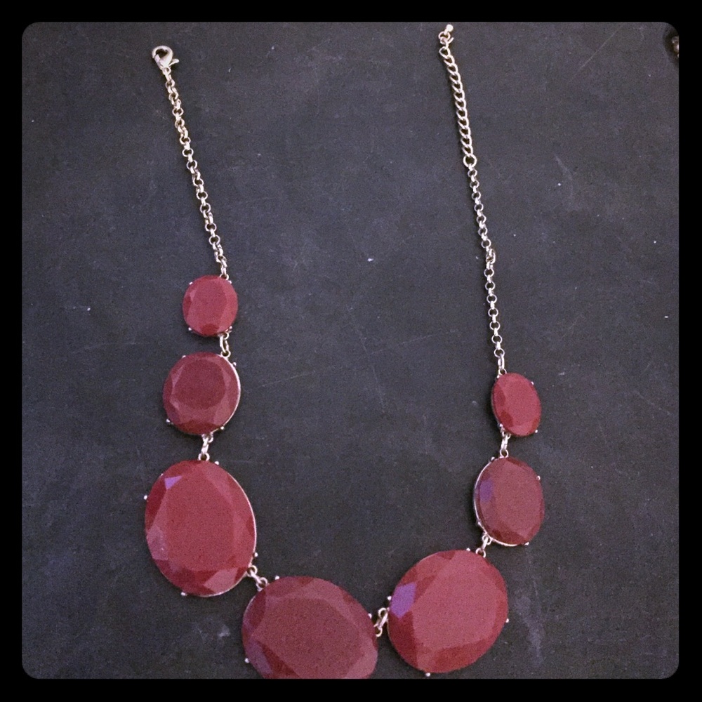 Red fashion necklace