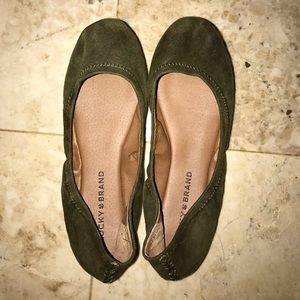 Suede Lucky Brand flats