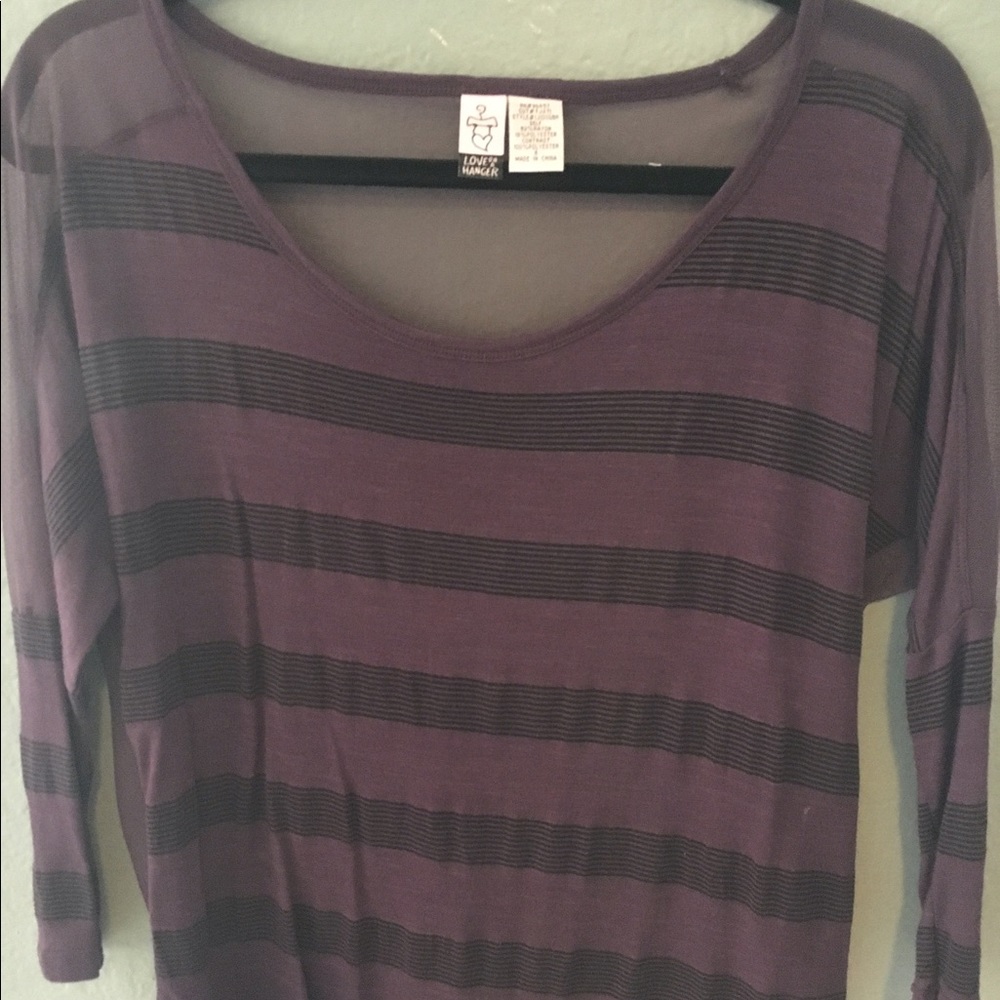 Love on a hanger long top
