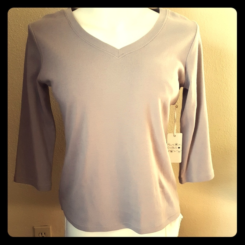 NWT OURS woman's top, size L