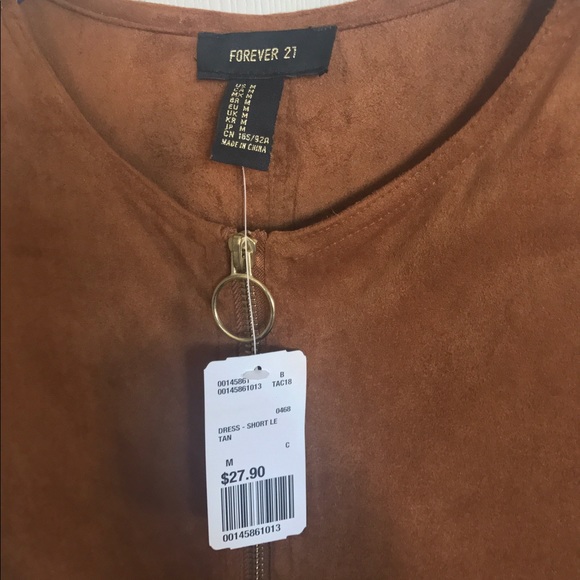 Forever 21 suede mini dress - Picture 3 of 4