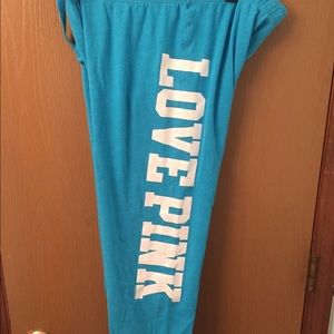 Victoria Secret PINK Crop Sweatpants Large