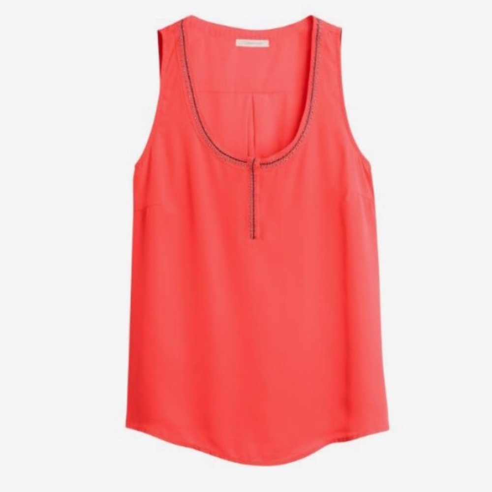 41Hawthorne McAdams Beaded Neckline Blouse
