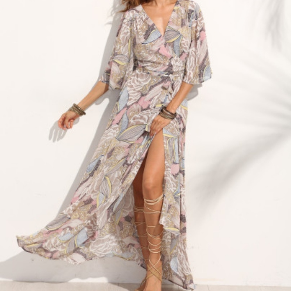 Summer wrap dress