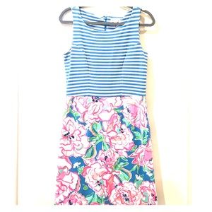 Lilly Pulitzer Stripe+Floral Spring Dress