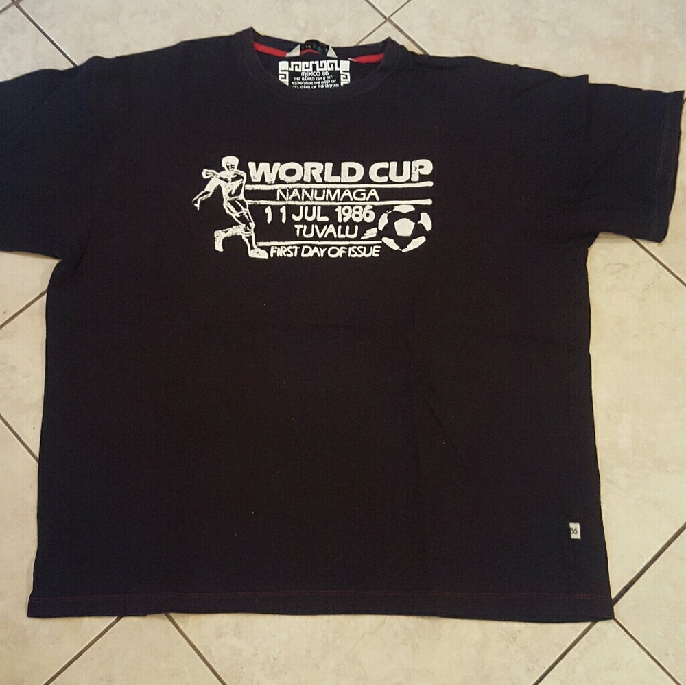 Vtg world cup 86 t shirt sz.xl