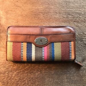 Genuine Leather Fossil Wallet
