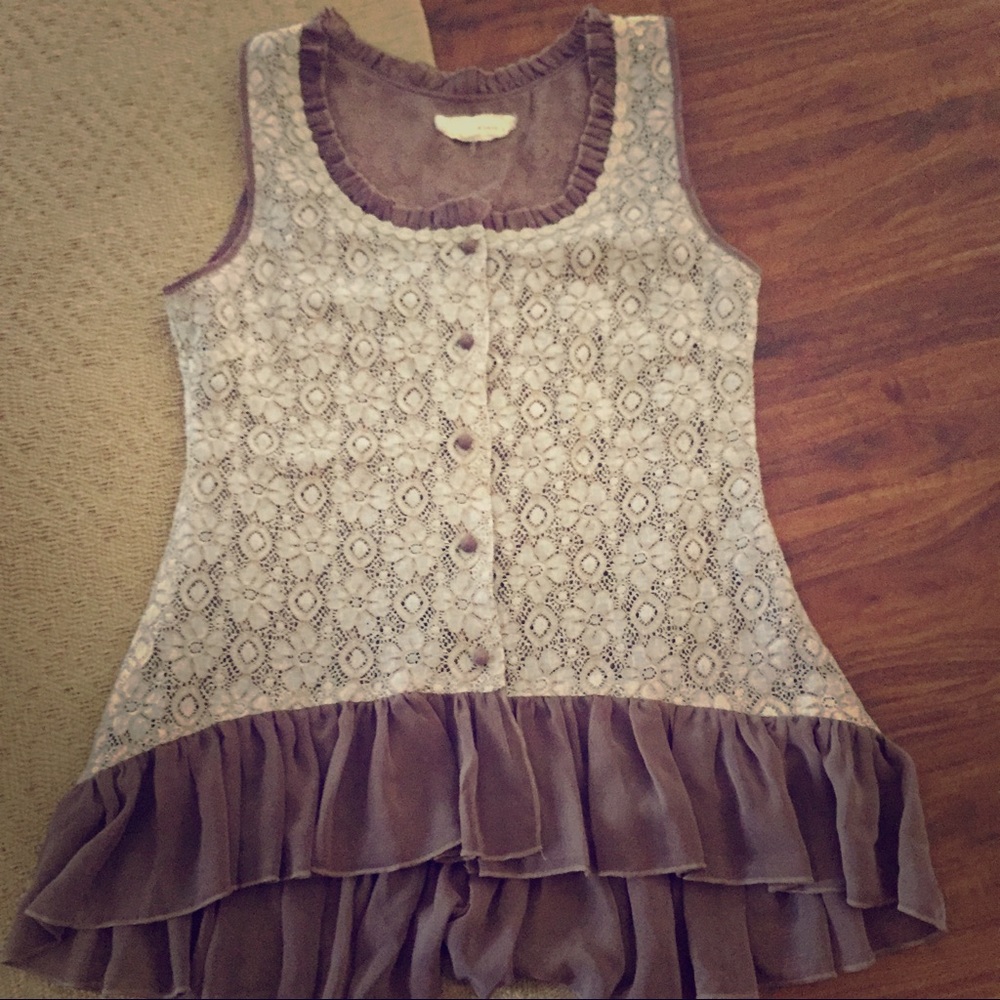 Button Front Blouse