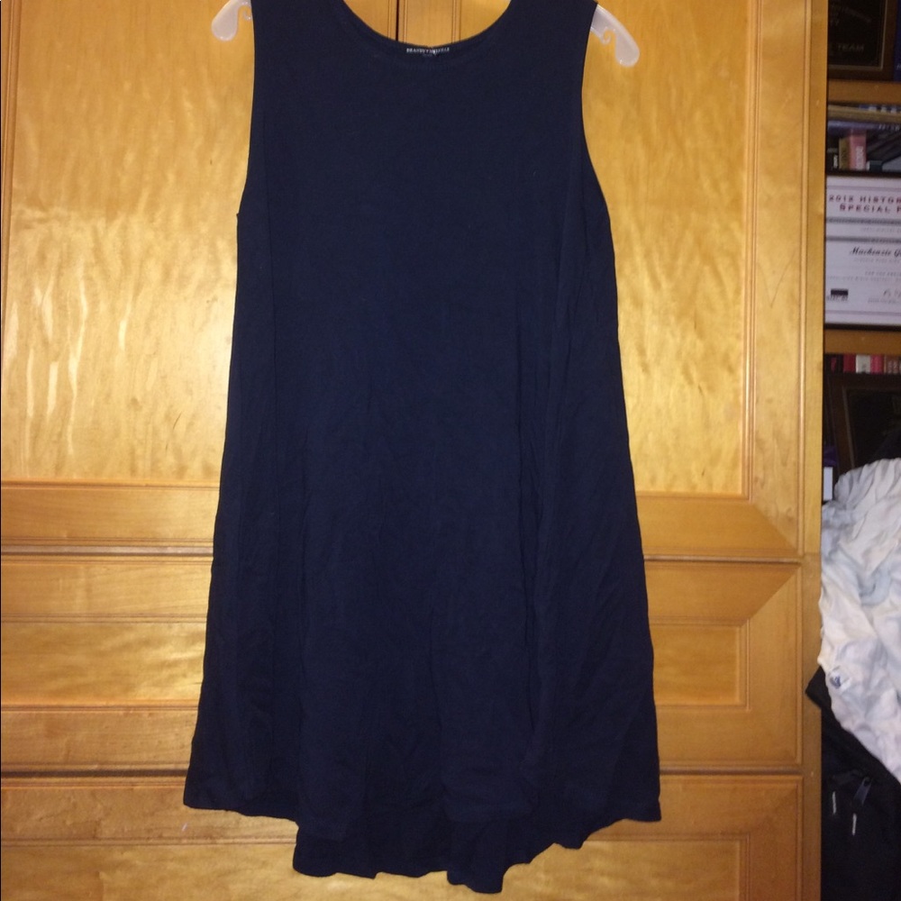 Navy blue shirt dress