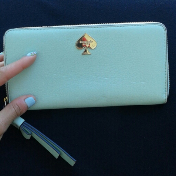 SALE!!! Kate Spade Leroy Street Mint Mojito Wallet - Picture 2 of 8