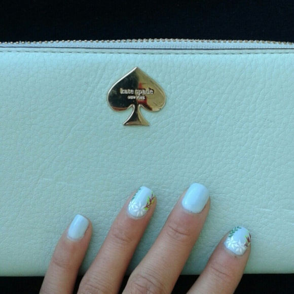 SALE!!! Kate Spade Leroy Street Mint Mojito Wallet - Picture 7 of 8