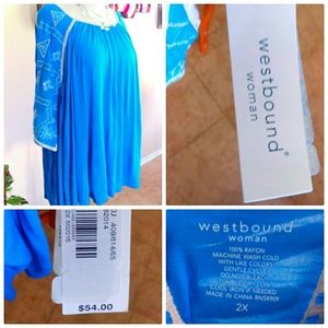 Westbound Tops - ⬇Cotton Boho Embroidered Top Westbound Tops - ⬇Cotton Boho Embroidered Top