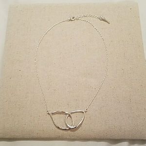 Double teardrop necklace