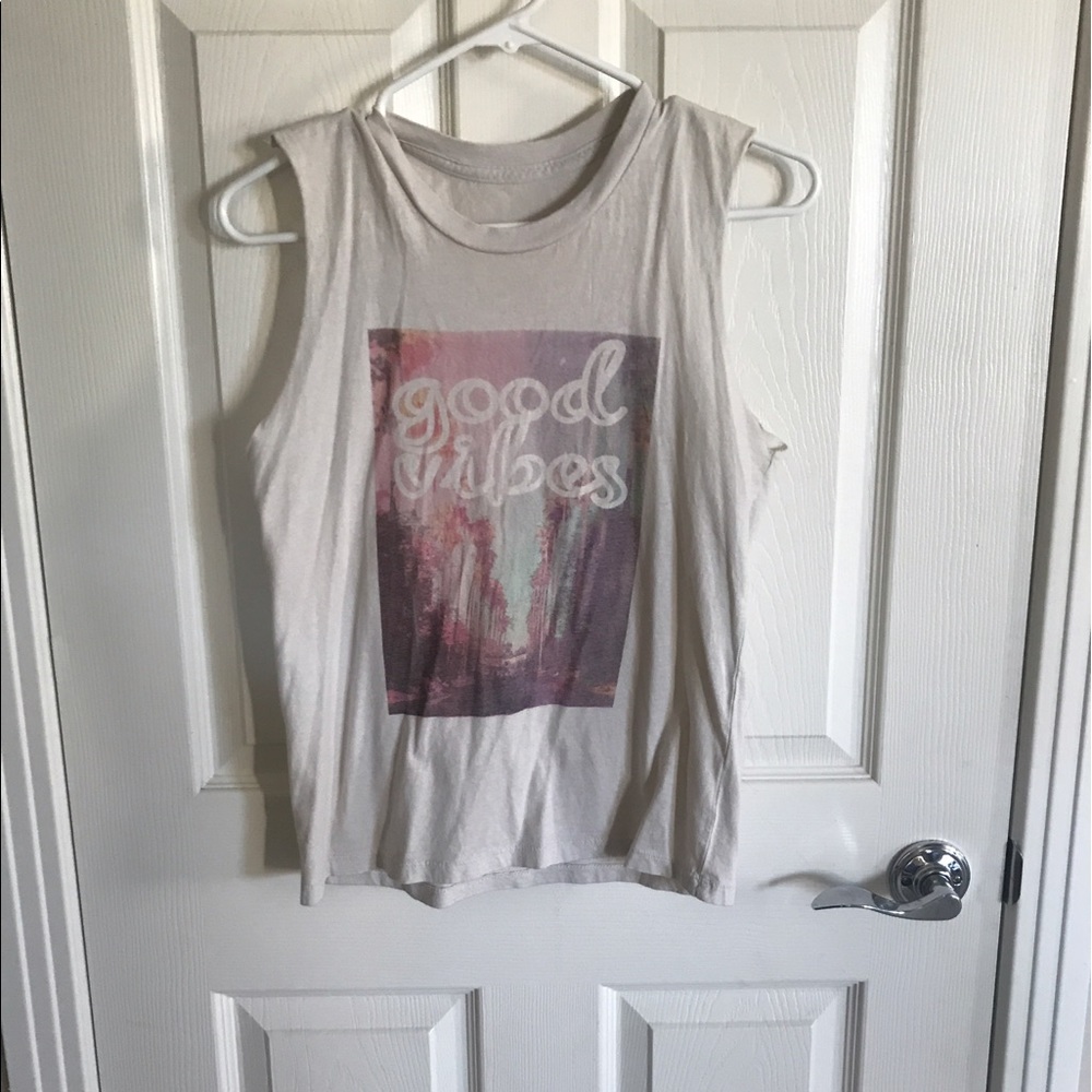 Brandy Melville good vibes top. One size. - Picture 1 of 2