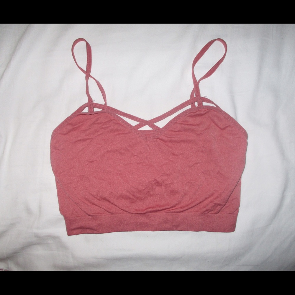 Pink bralette