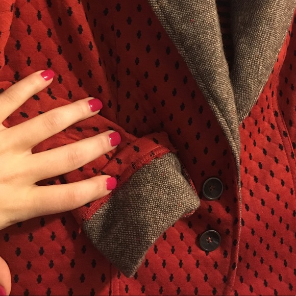 Free people Blazer patterned w tweed detail - NWT! - Picture 3 of 3