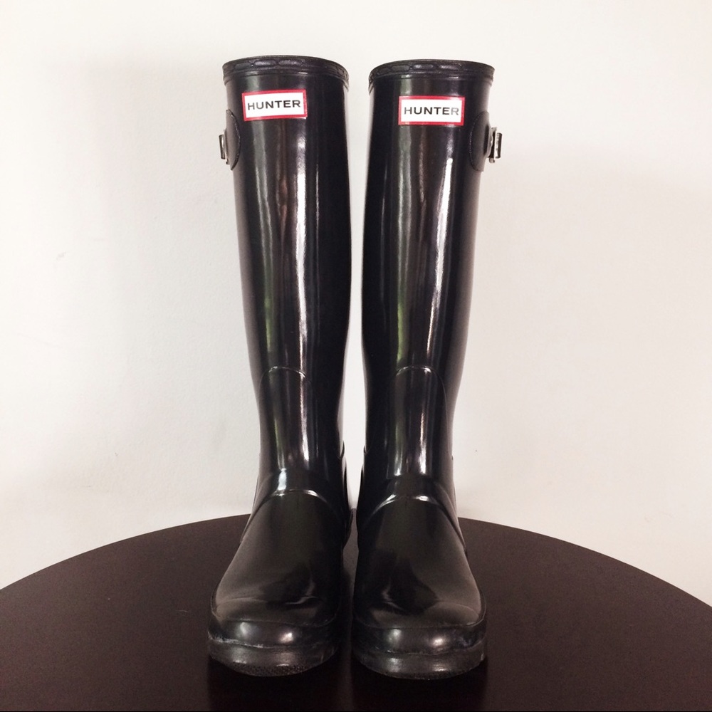 Hunter boots with welly boot socks