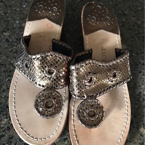 Jack Rodgers Mid Wedge Heel Sandal