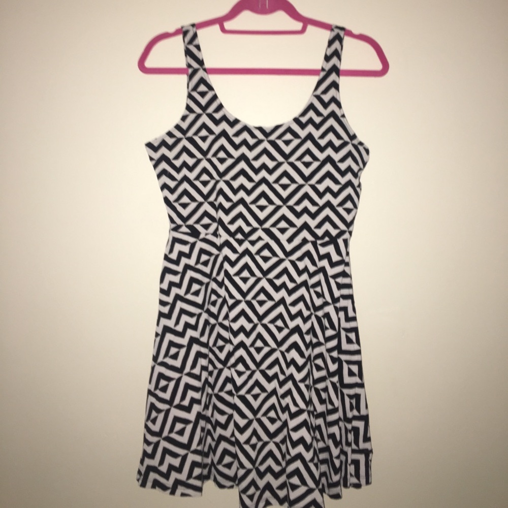 Black and white dress