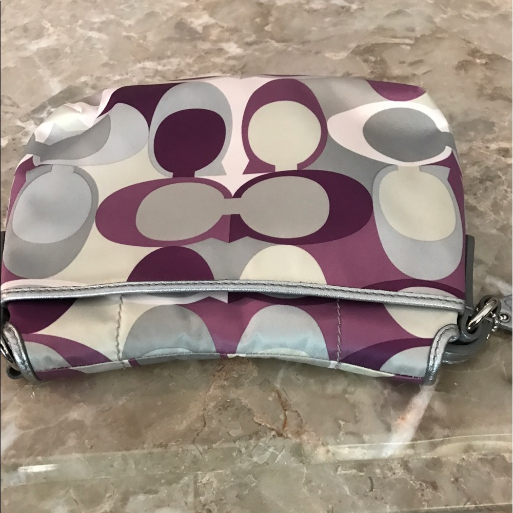 Authentic Coach Purse - Silk Cross Body- looks new - Picture 3 of 5