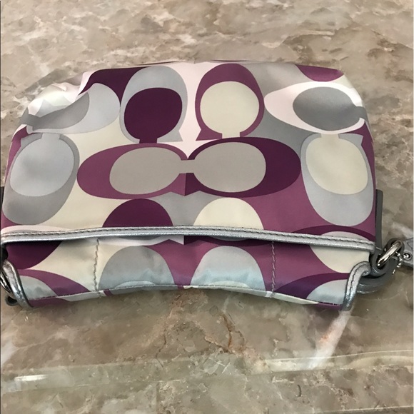 Authentic Coach Purse - Silk Cross Body- looks new - Picture 3 of 5