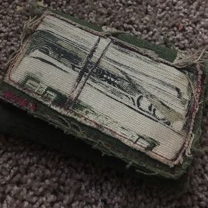 Andy Warhol green wallet