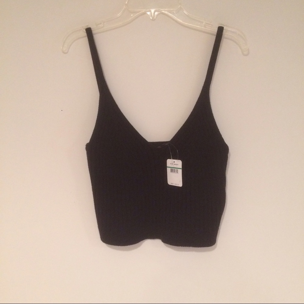 Free People Cropped Ribbed Camisole - Picture 2 of 3
