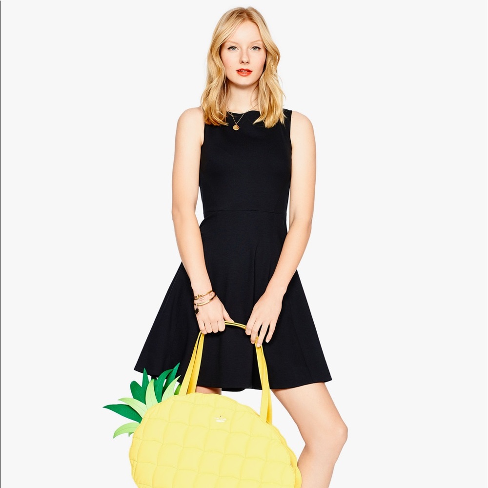⚡️FLASH SALE Kate Spade Black Ponte Bow Back Dress