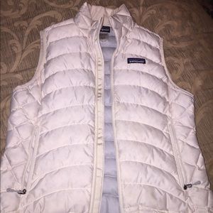 White Patagonia Nano Puff Vest