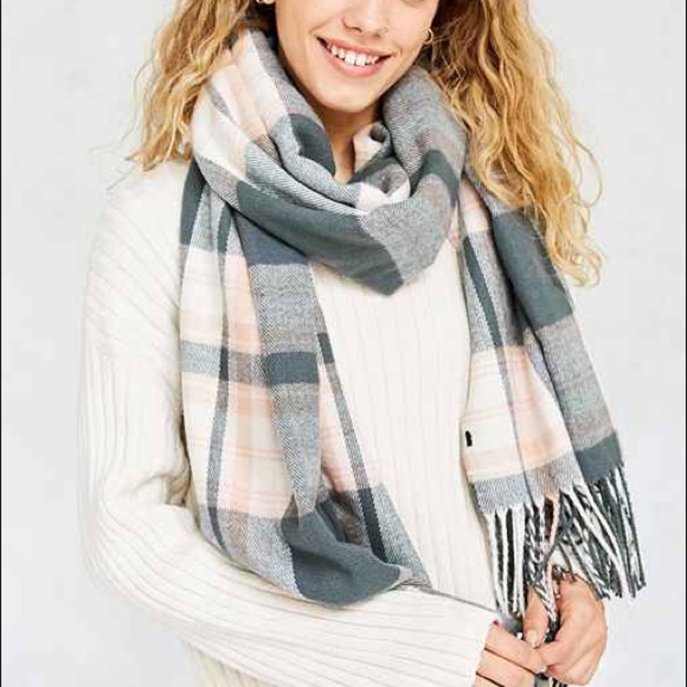 Urban Outfitters oversized plaid scarf