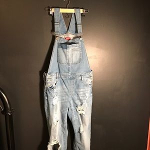 Denim Overalls