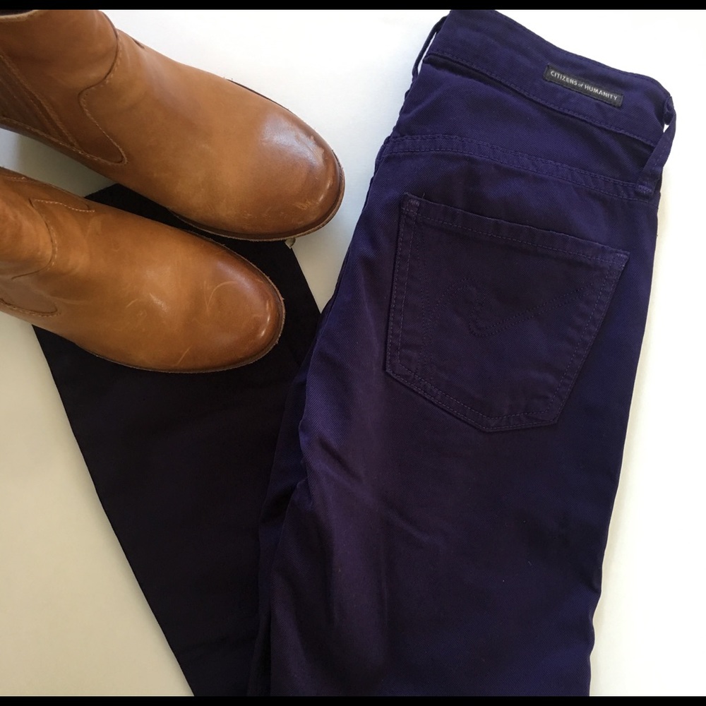 Citizens of Humanity mid rise cropped skinny