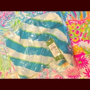 Lilly Pulitzer  Riley Turquoise infinity scarf